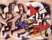 Fernand Leger Iwo women painting